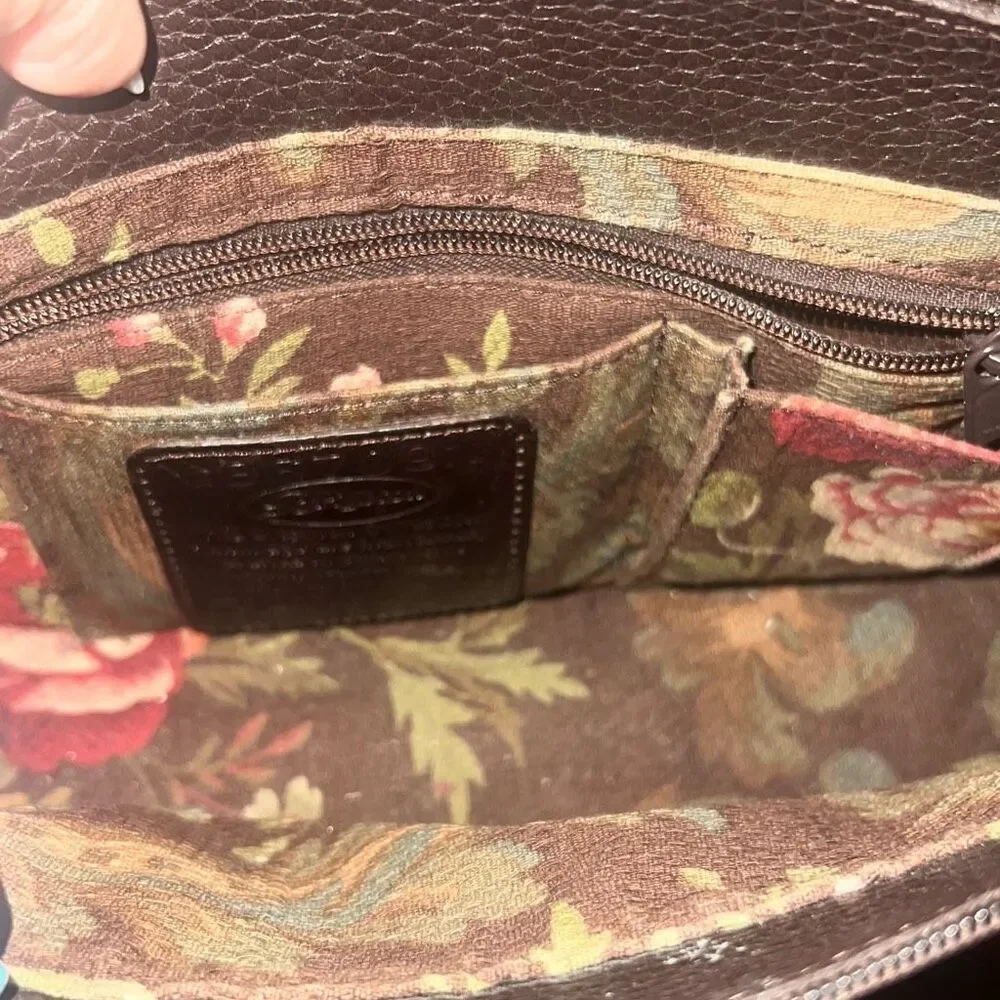 ✨Brighton Alligator Pattern Brown Leather Bag✨